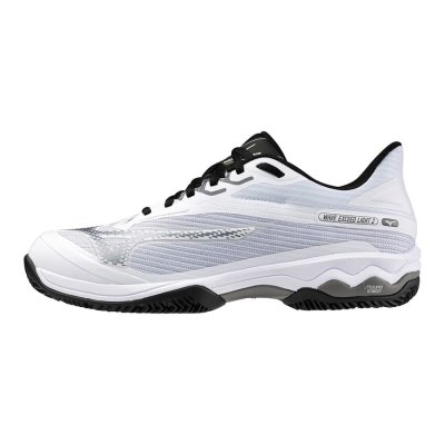 Zapatos Mizuno WAVE Exceed Light 2 CC Hombre Blancos / Grises Oscuro / Negros - Chile M417NGPUFW